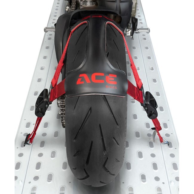 Acebikes Tyrefix Pro Motorcycle Tie Down Trailer Van Transporter System