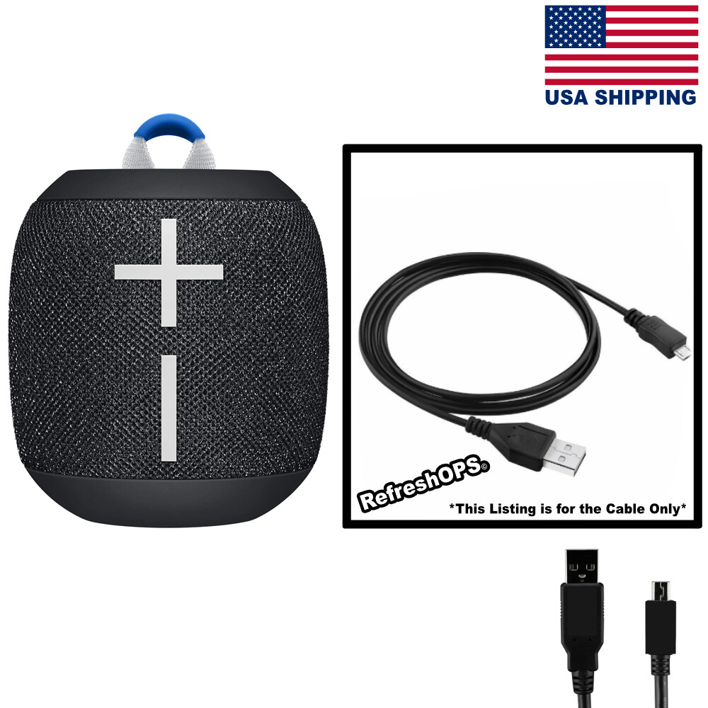 Ultimate Ears WONDERBOOM 2 Bluetooth Speaker USB Cable Transfer Cord Replacement
