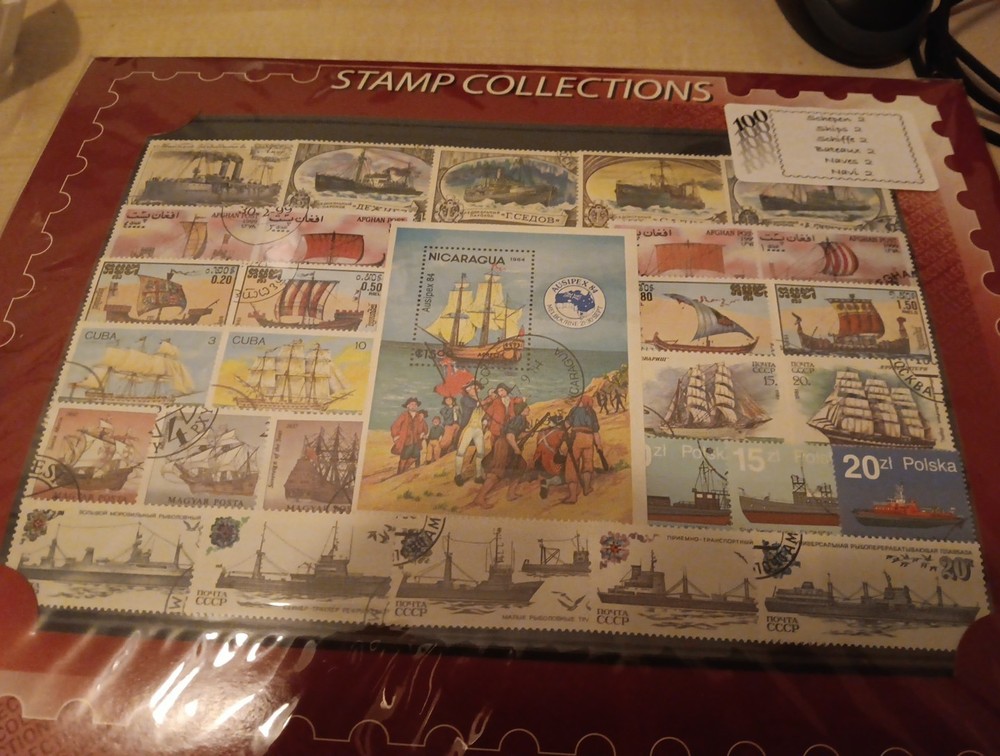 100  POST STAMPS USED SHIP   (P31)