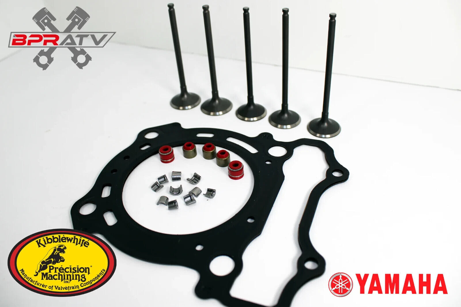 Yamaha YZ250F YZ 250F Intake Exhaust Valves Kit Gasket KIBBLEWHITE Seals Keepers