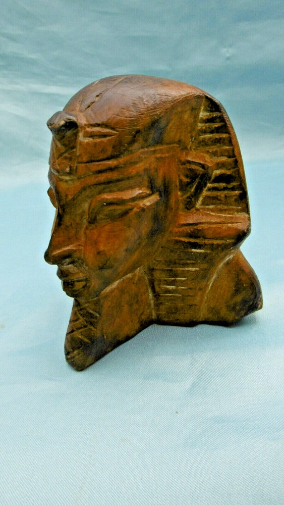 Pharaonic Sphinx Head in Plaster