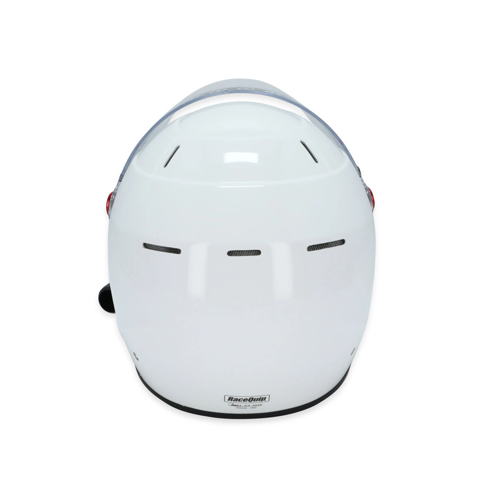 RaceQuip Pro20 Side Air Full Face Helmet Gloss White XL Snell SA2020 296116RQP