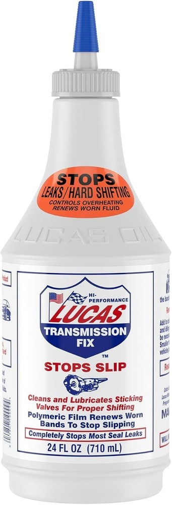Preventative Maintenance with Lucas Transmission Fix 24oz - Boost Shifting Ease