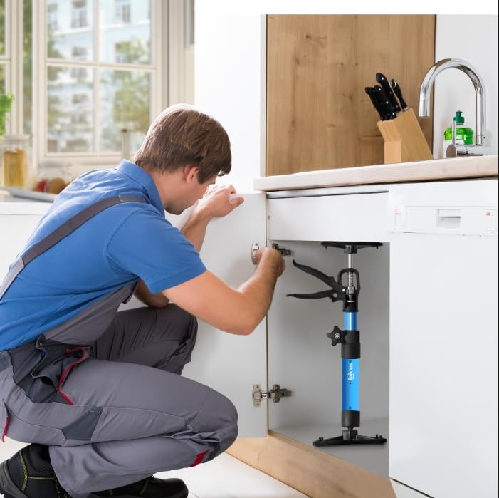 2PK Steel Cabinet Jacks for Installing Cabinets,14.6-23.6Inches, Adjustable 3...