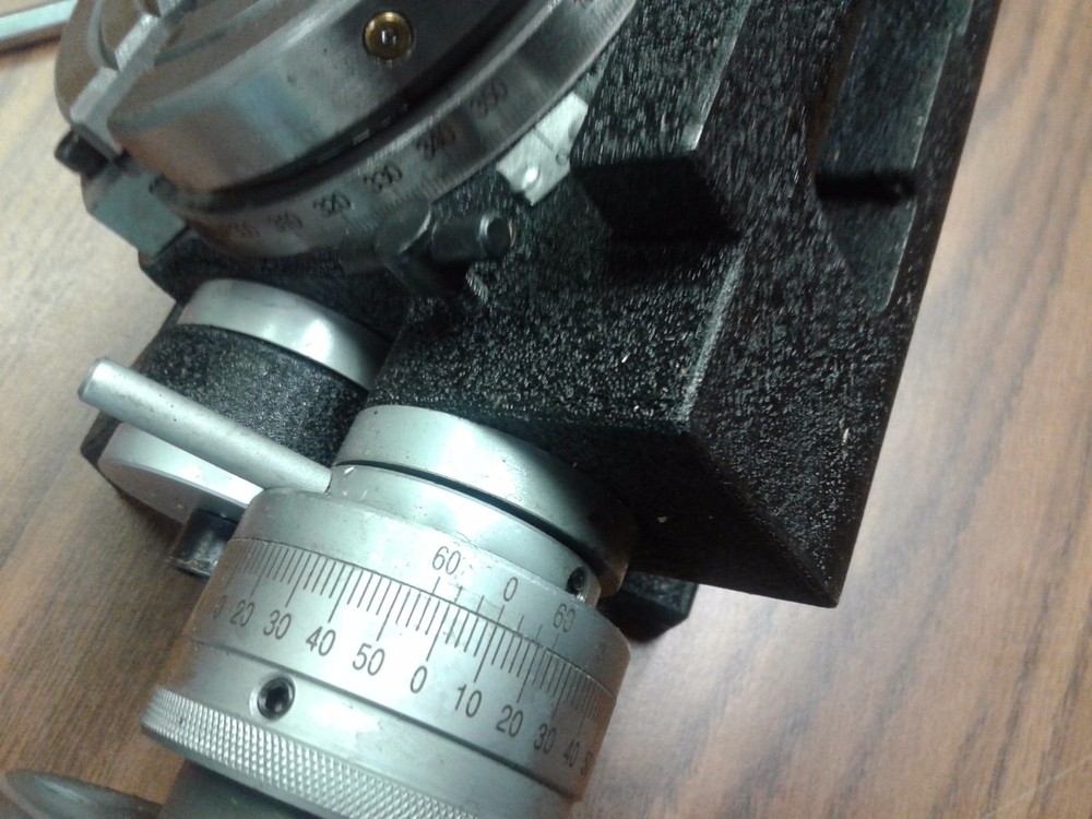 4" PRECISION TILTING ROTARY TABLE, MT2 CENTER,heavy duty Part#TSK-100cn- NEW
