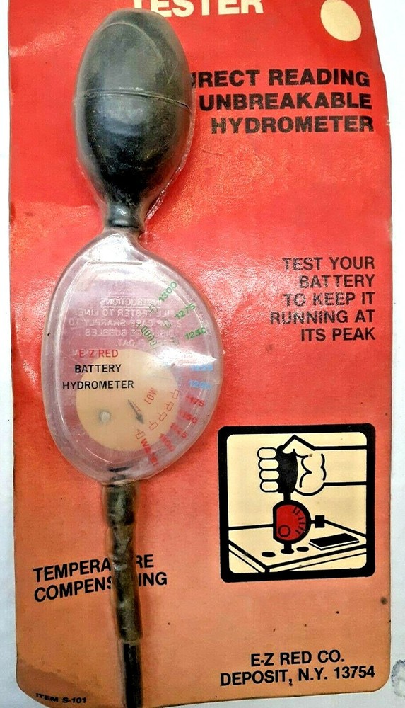 E-Z RED BATTERY HYDROMETER S-101