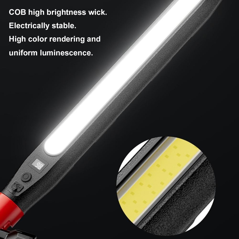 New Multi-Function Emergency Repair Work Light Magnetic Flashlight Recharge G1E7