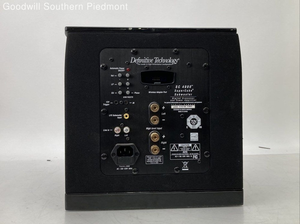 Definitive Technology SC 4000 SuperCube Subwoofer - Tested