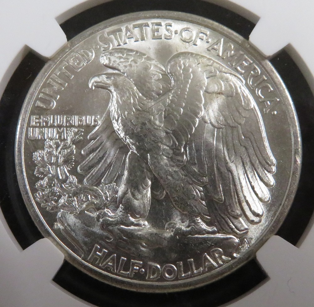 1936 D Walking Liberty Half Dollar - NGC MS63