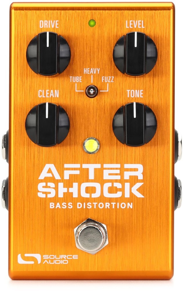 Source Audio AfterShock Bass Distortion Pedal (5-pack) Bundle