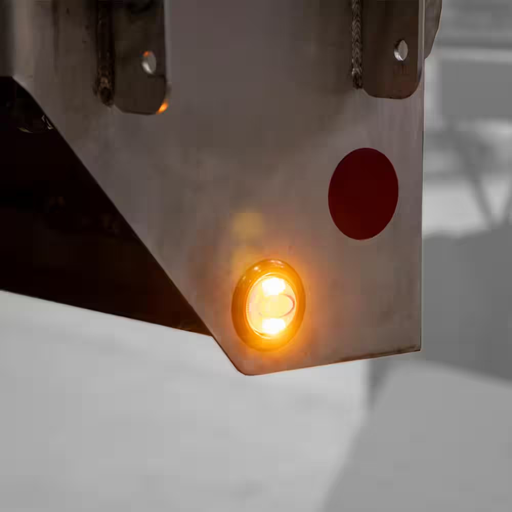2.5 Inch Marker Strobe Combo Light-Red/Amber