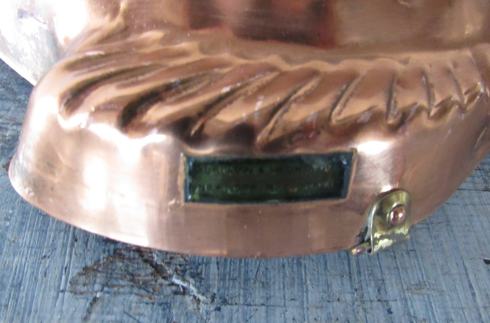 Vintage Benjamin & Medwin Copper Aspic Mold Jumping Fish - Kitchen Wall Decor