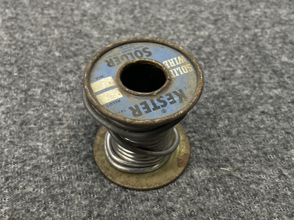 Kester 30/70 Solid Wire .125 Diameter Solder 11oz Spool