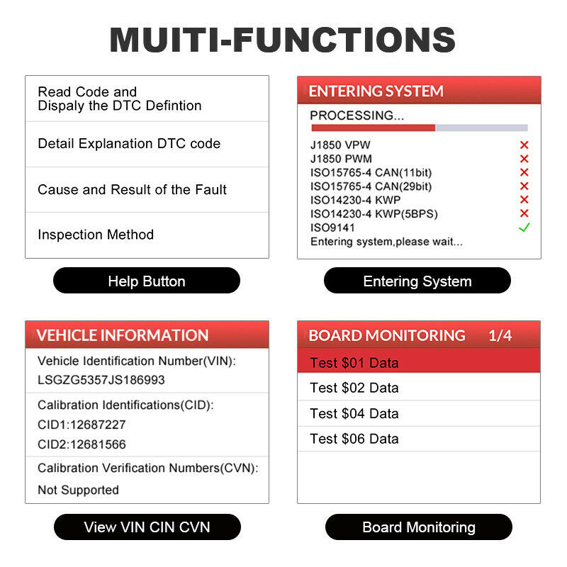 2025 LAUNCH X431 CR529 OBD2 Engine Check Car Code Reader Scanner Diagnostic Tool