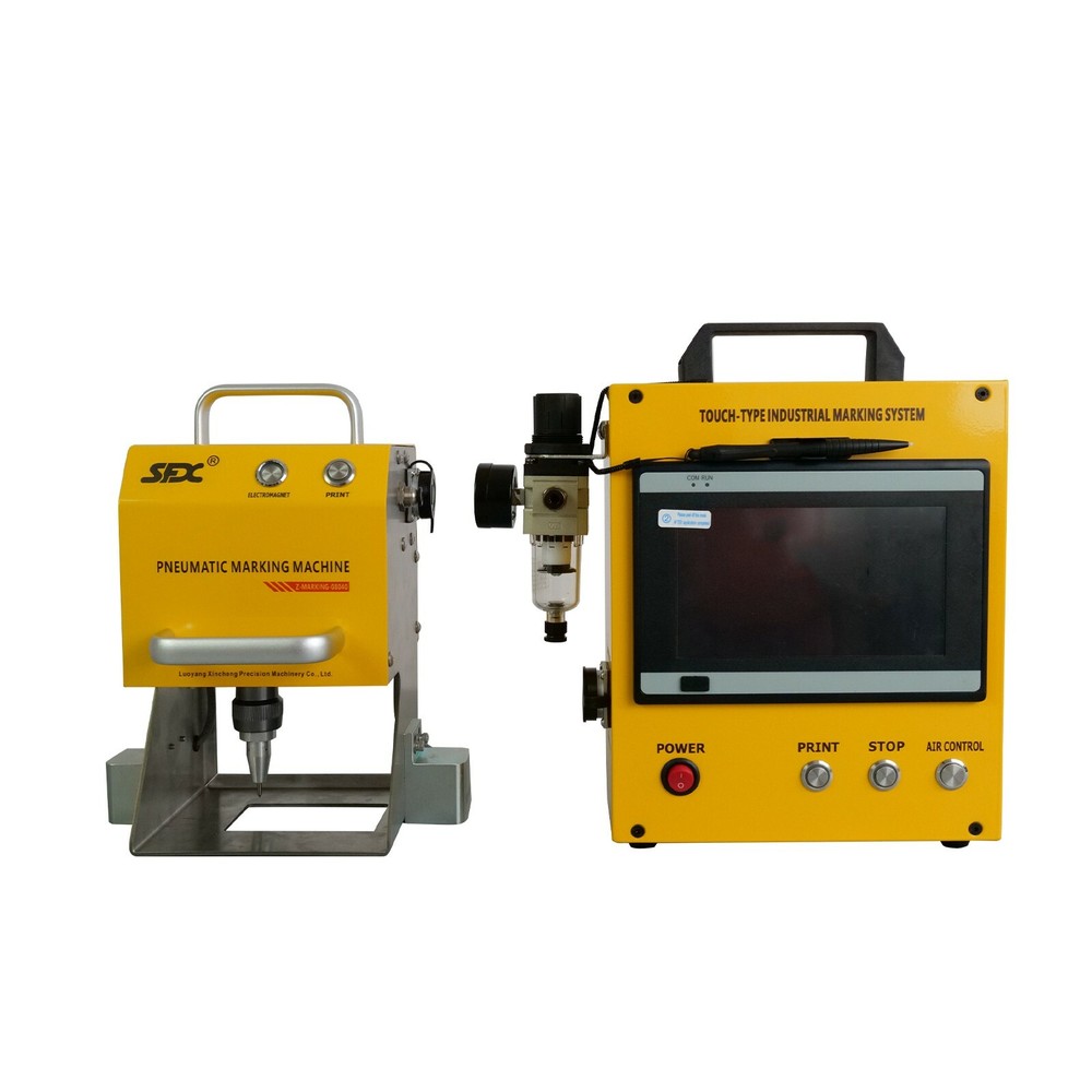 US Demo Pneumatic Dot Peen Marking Machine for Vin Code Chassis Number Printer