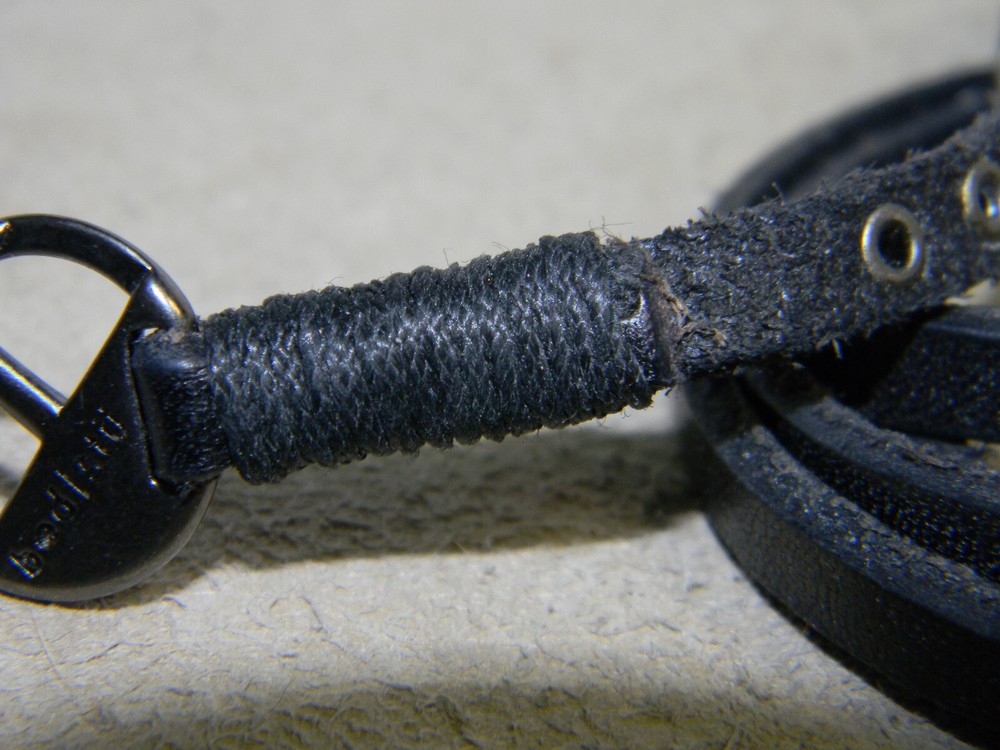 BED STU Black Lether Wrap Bracelet