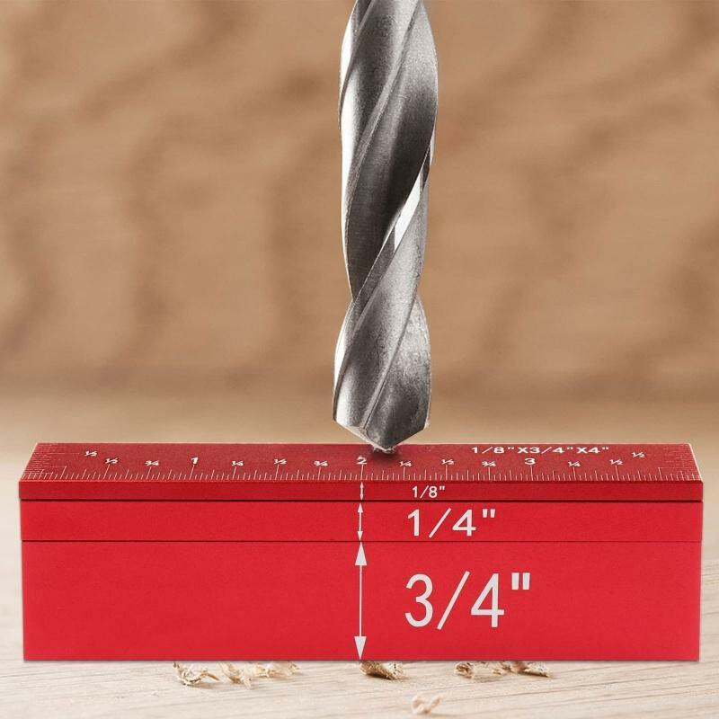 8pcs Router & Table Saw Setup Blocks Height Gauge Set Woodworking Setup Bars