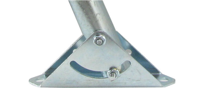 19” Universal J-Pole J-Mount for Outdoor Antennas, Over the Air HDTV, Scanners