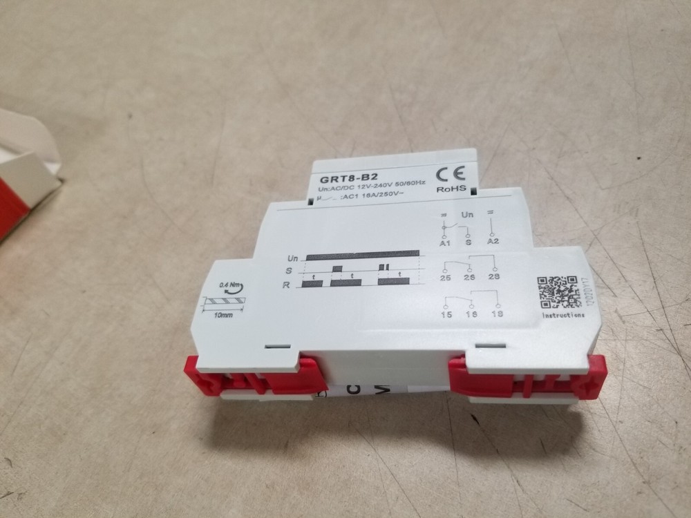 GEYA GRT8-B Delay Off Single Function Time Relay Electronic 2 Outputs