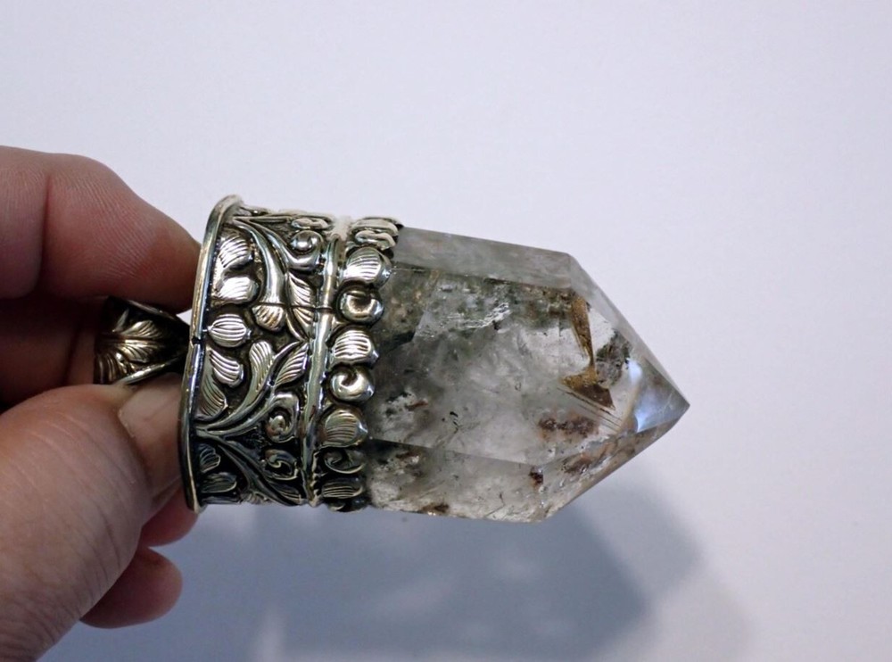 Chunky Crystal Point Pendant
