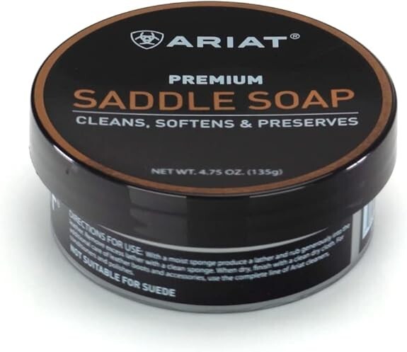 Ariat Premium Saddle Soap Plastic Jar (4.75 Ounce)