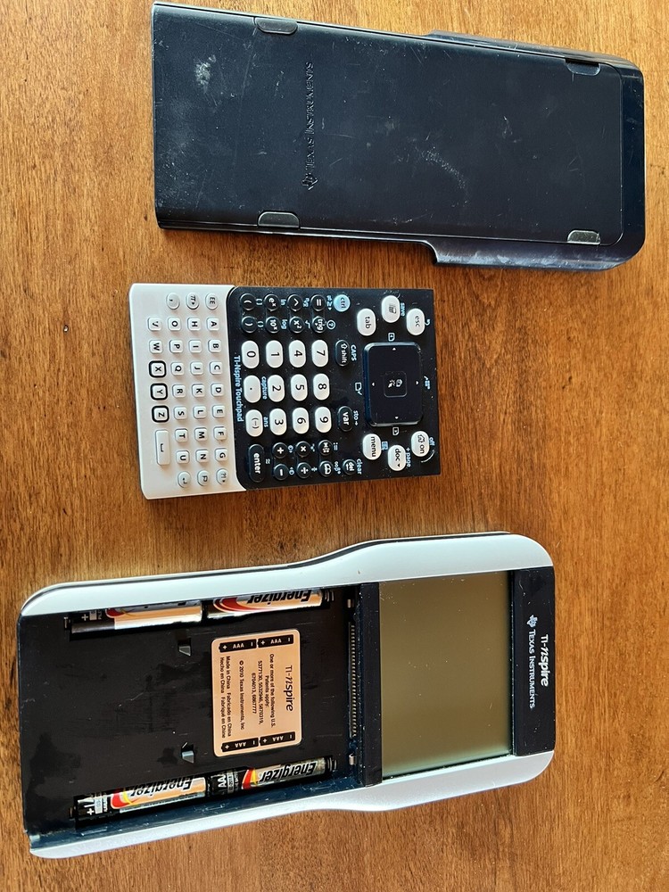 Texas Instruments TI-nSpire 3.5" Screen Graphing Calculator White Calculus Math