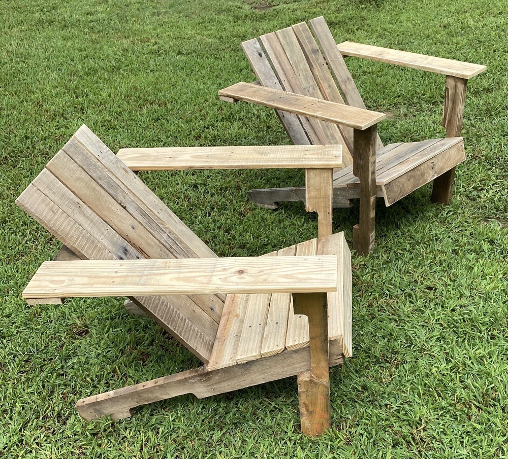 Repurposed Wood Adirondack Chairs Building Plans