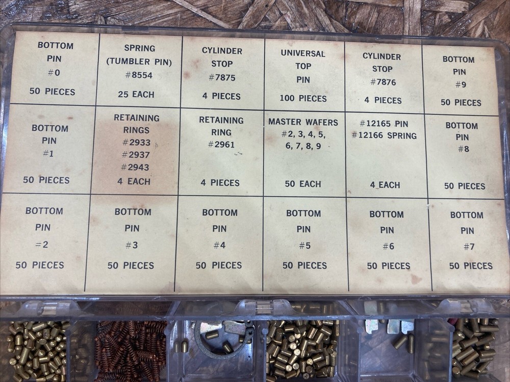 No. 1420 Lock Keying Kit; Used—almost Everything
