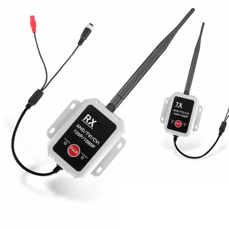 AHD Wireless Transceiver Transmitter/Receiver for Up T 1080P Wired Truck Camera