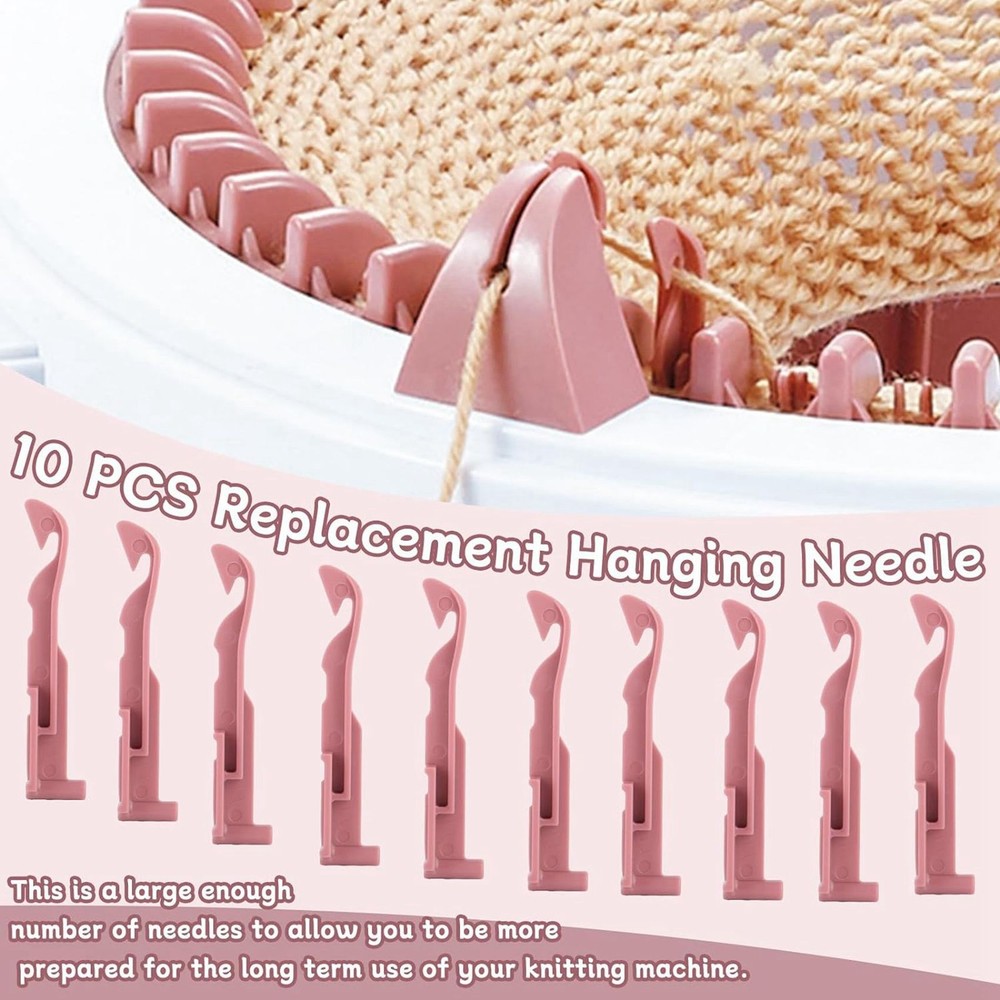 10 PCS Hanging Needles Replacement Compatible with 48 Needles Knitting6122