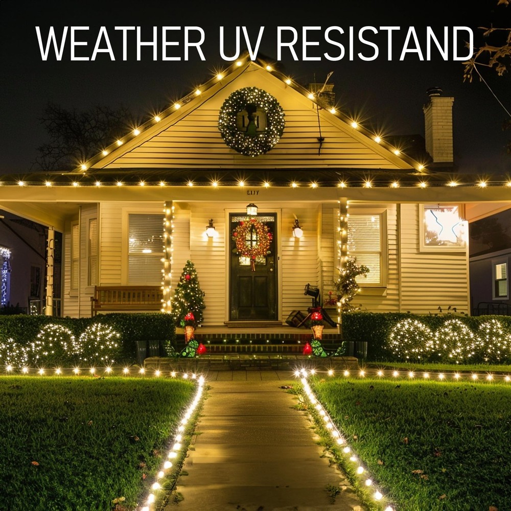 60 Pcs Outdoor String Light Hooks Adhesive Clips for Rope String Xmas Lights