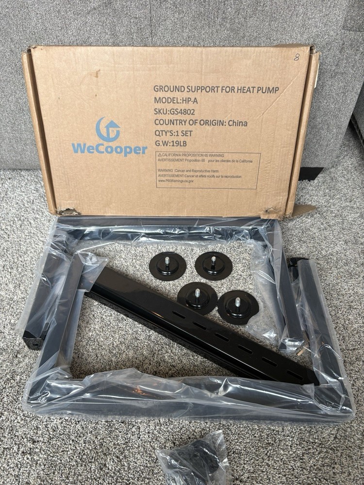 WeCooper Mini Split Ground Stand 9000-60000BTU AC Condenser Bracket