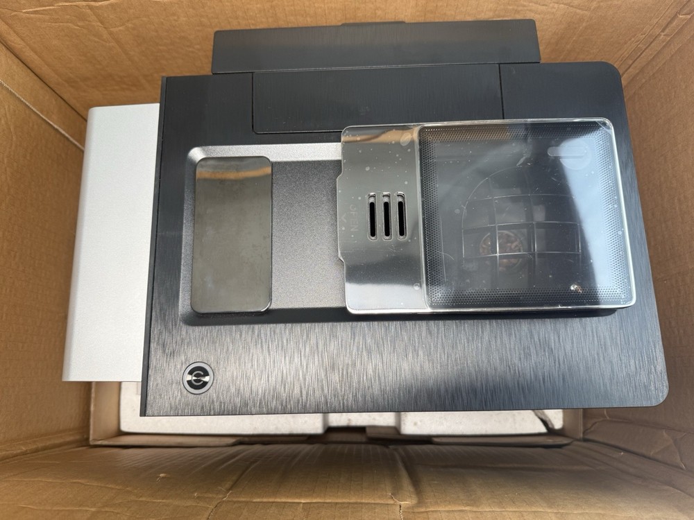 DR.COFFEE C12 Fully Automatic Coffee Machine, Ceramic Flat Burrs, 9 Grind Sizes