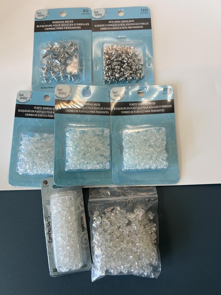 Earring Backs 7 Assorted Packs (SR1129)