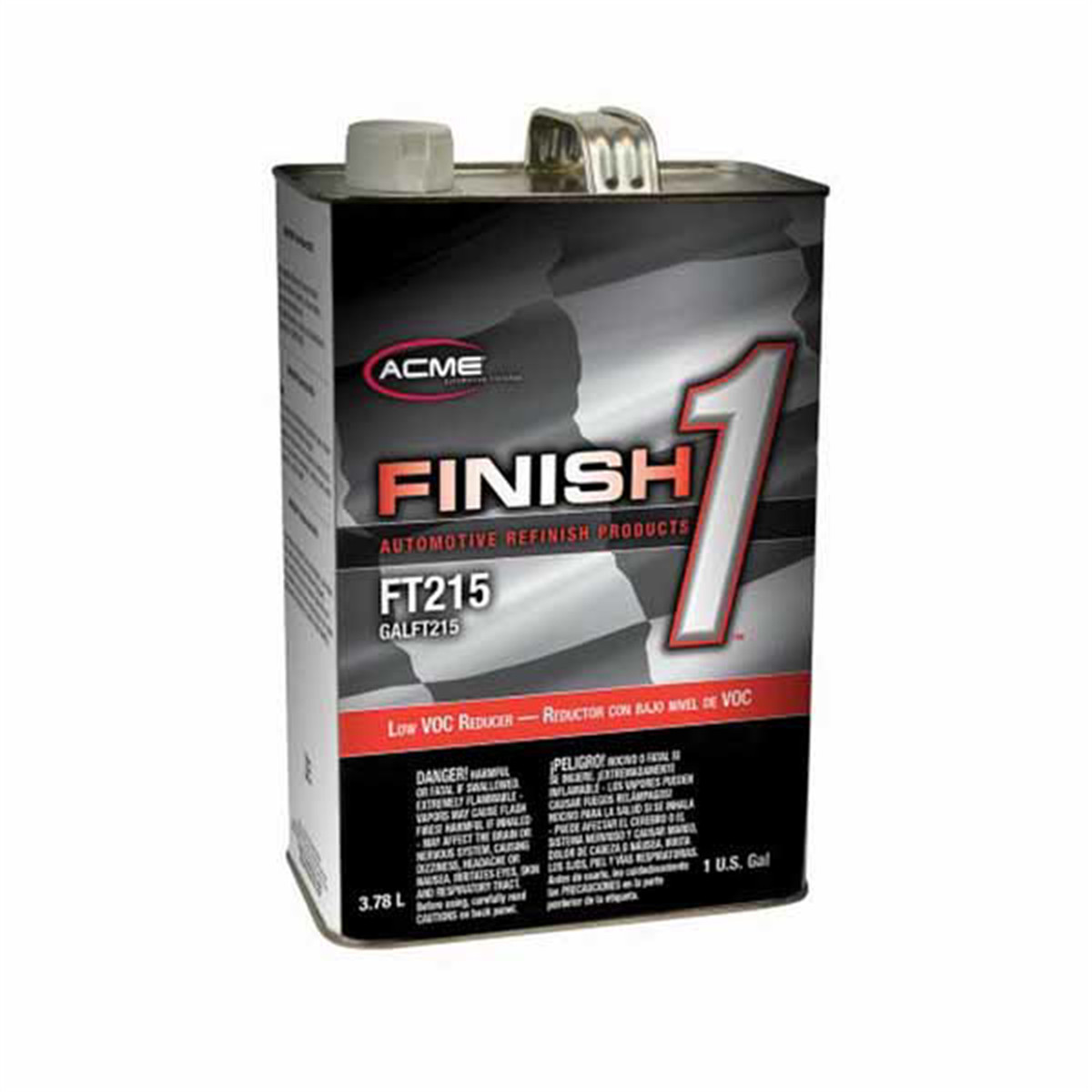 Finish 1 Automotive Refinish Products FT215-1 Reducer, 1 gal Can, 80 deg F