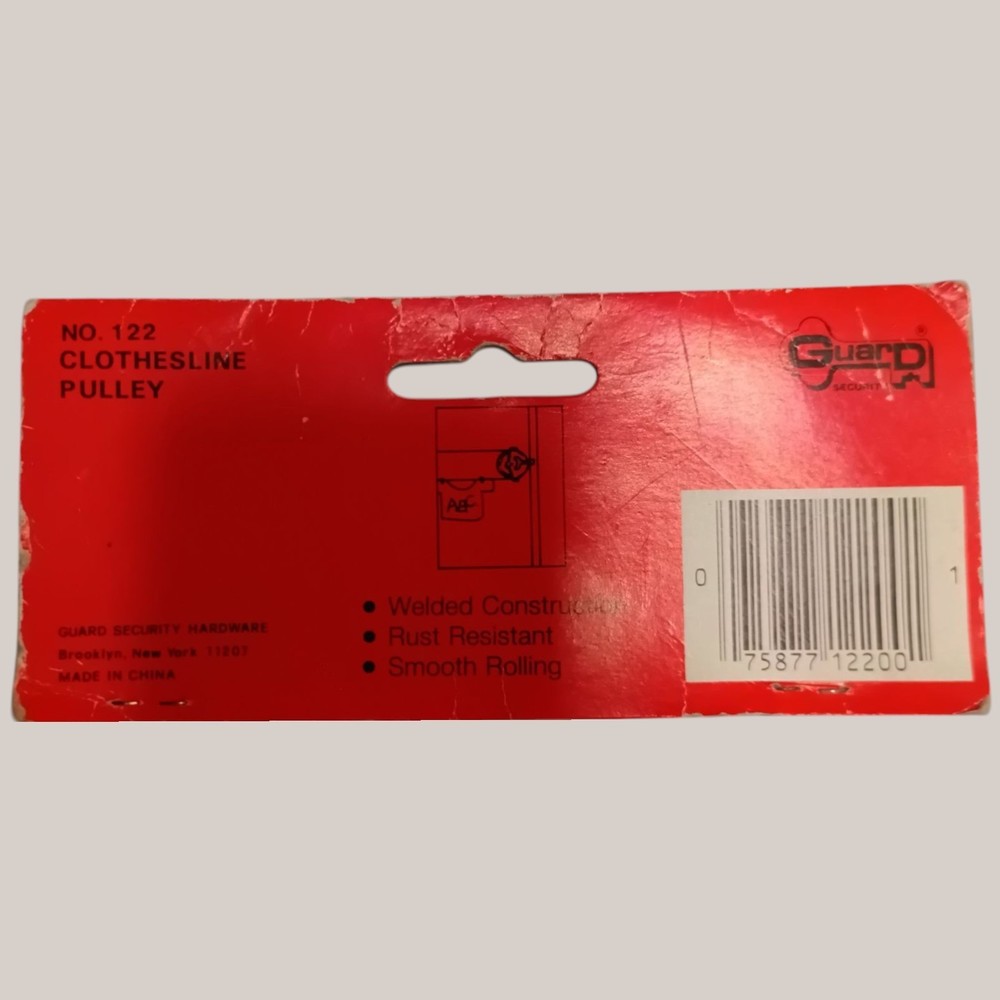 Clothesline Pulley Model 122 ½” x ¾” new