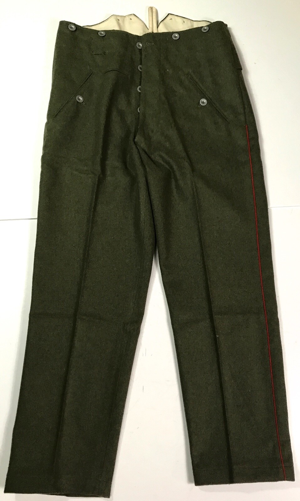 WWI GERMAN M1907 INFANTRY FIELD GREY WOOL TROUSERS-XLARGE 38 WAIST
