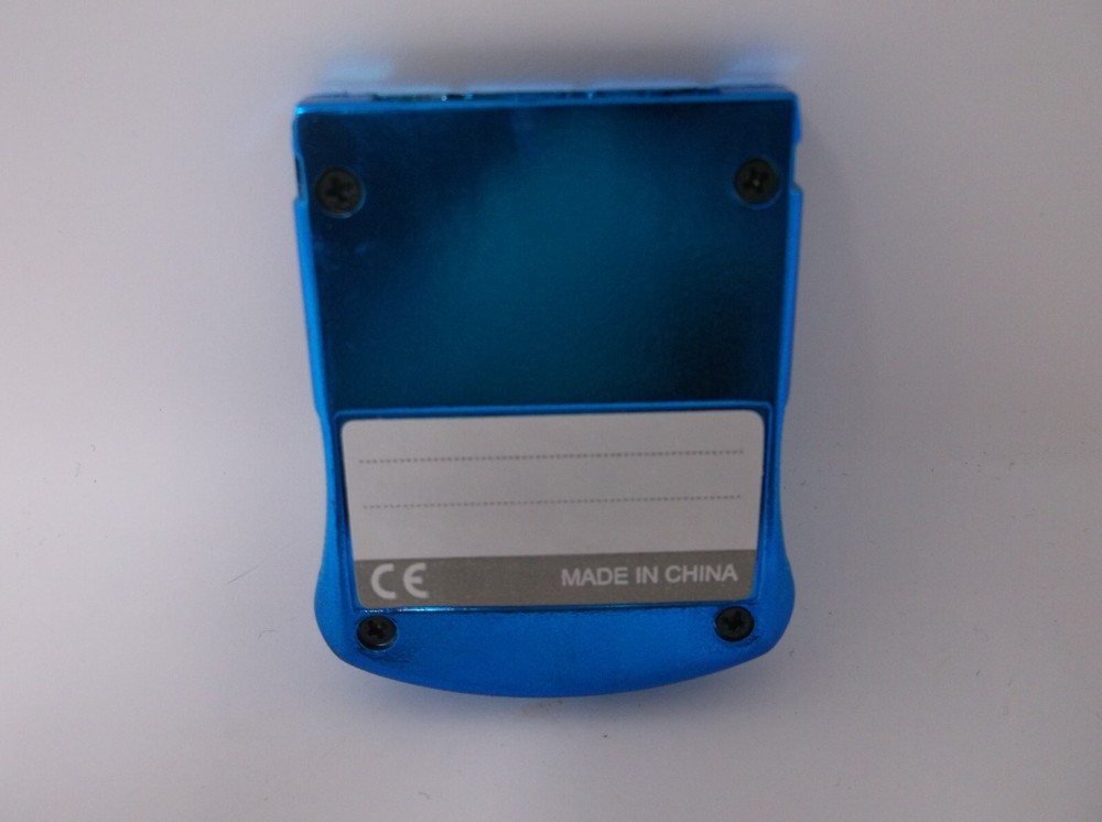 JOYTECH 1m Memory Card Metallic Blue for PS1/PS2