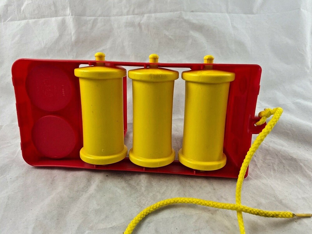 Vintage - Johnson & Johnson - Rhythm Roller - Pull Toy - 3 Rollers - 1981