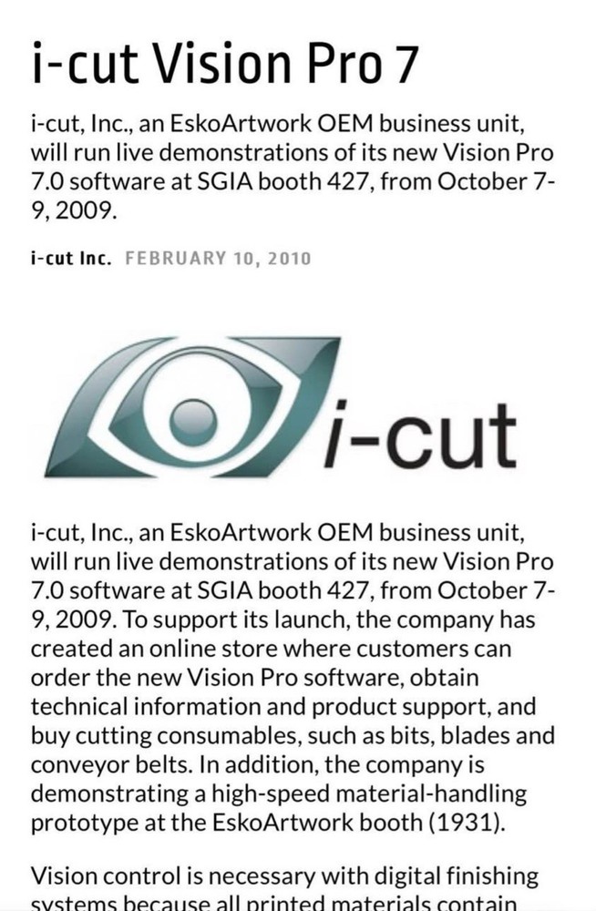 Paper/poster Cutter With I-Cut Software