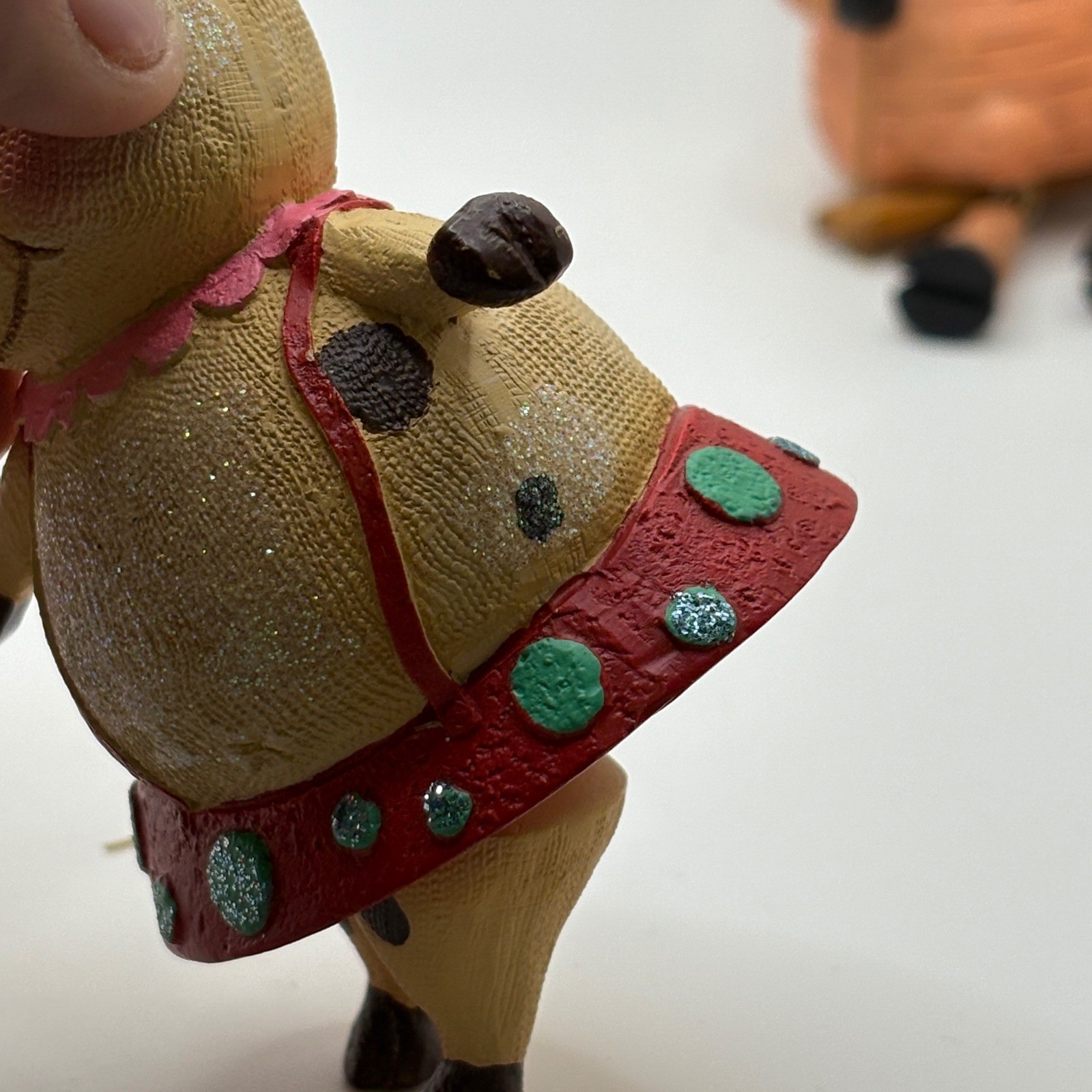 Charming Pig Ornaments Set of 2 Whimsical Holiday Decorations