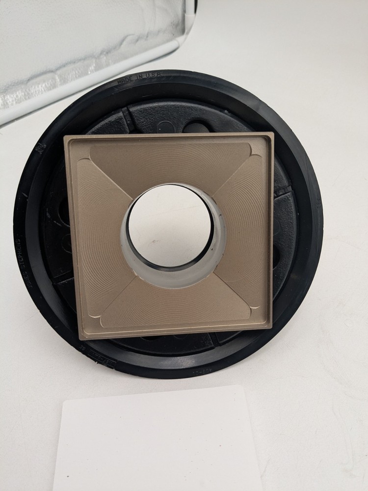 Infinity Drain 4" x 4" MD 4 Center Drain Complete Kit & Pattern Decorative Plate
