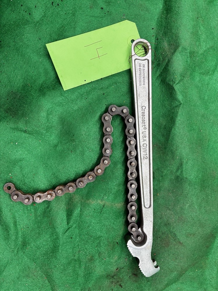 CRESCENT CW12 Chain Wrench Tool Double Action Packaged Pipe
