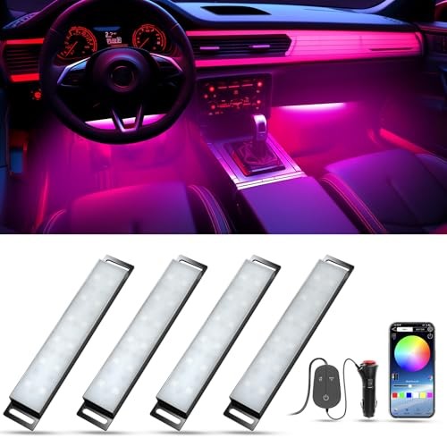 Car Lights Interior, LED Lights for Car APP+ Box Control Cigarette Lighter