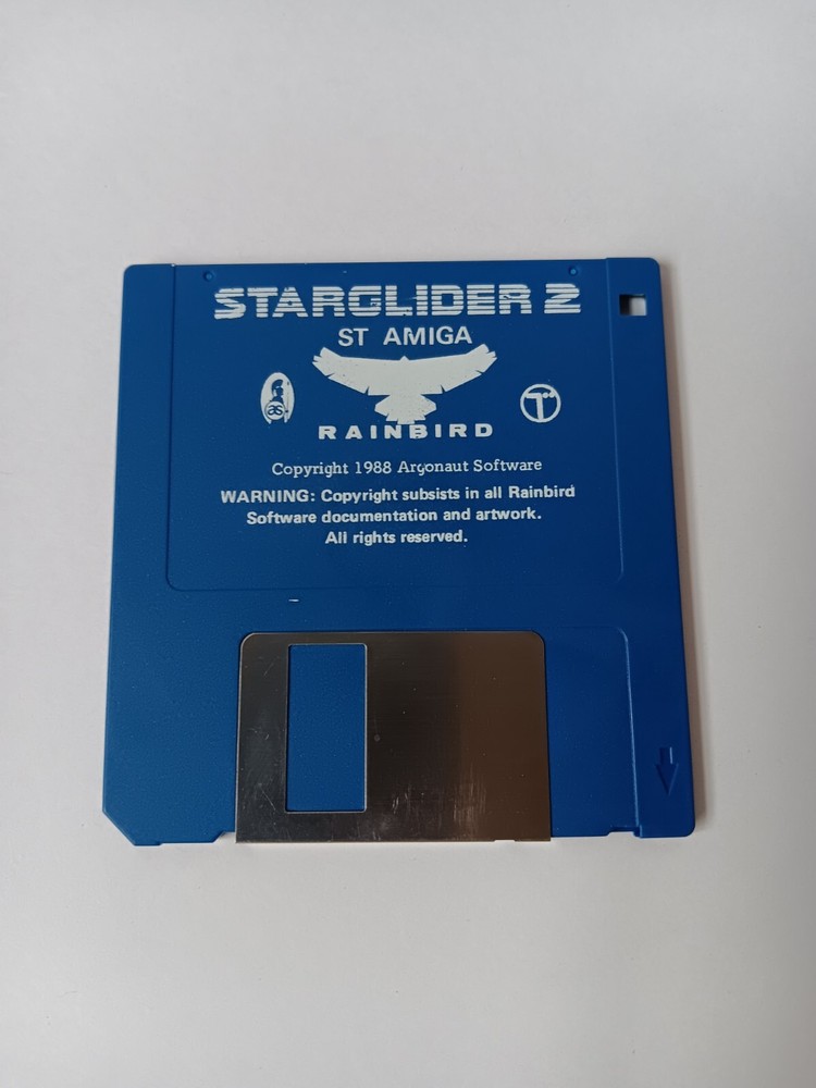 Amiga Starglider 2 Computer Game Software Tested/Works Disk Only Rainbird