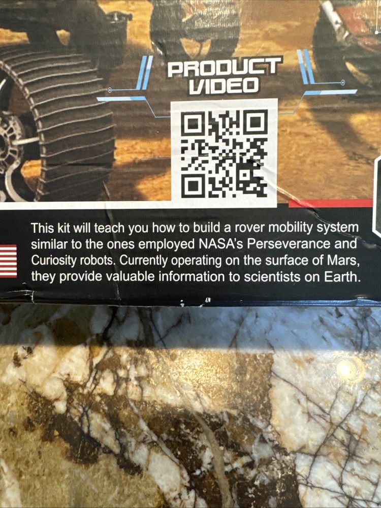 NASA Future Explorers - Mars Rover Build & Model STEM Powerful Motor Robotic Arm