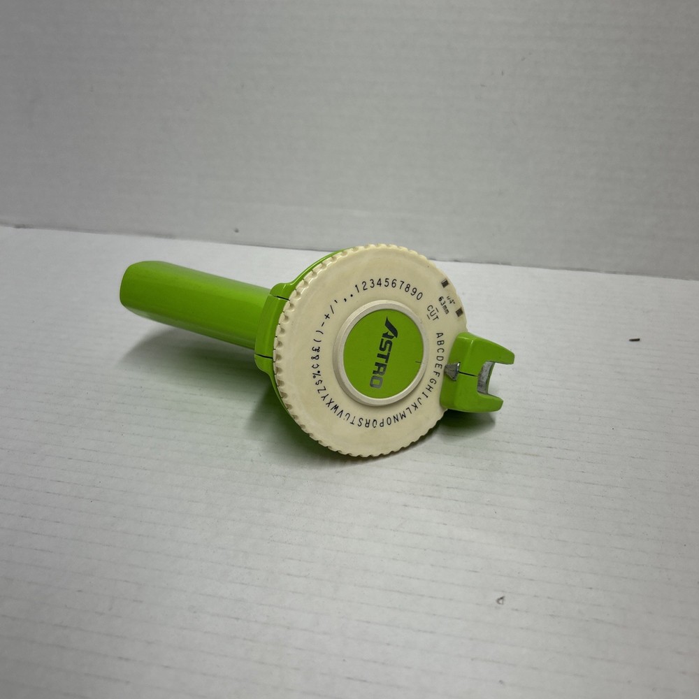 Vintage Astro Embossing Handheld Rotary Manual Label Maker