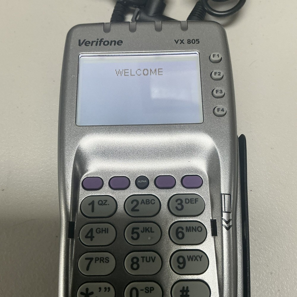 Verifone VX-805 Card Reader 160mb Keypad clean working USB