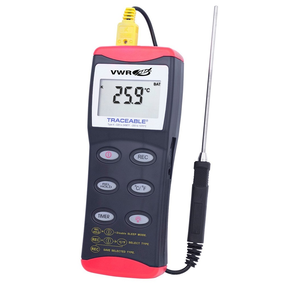 VWR Traceable 4007 Type K Thermometer Model 77776-716 - New – Open box