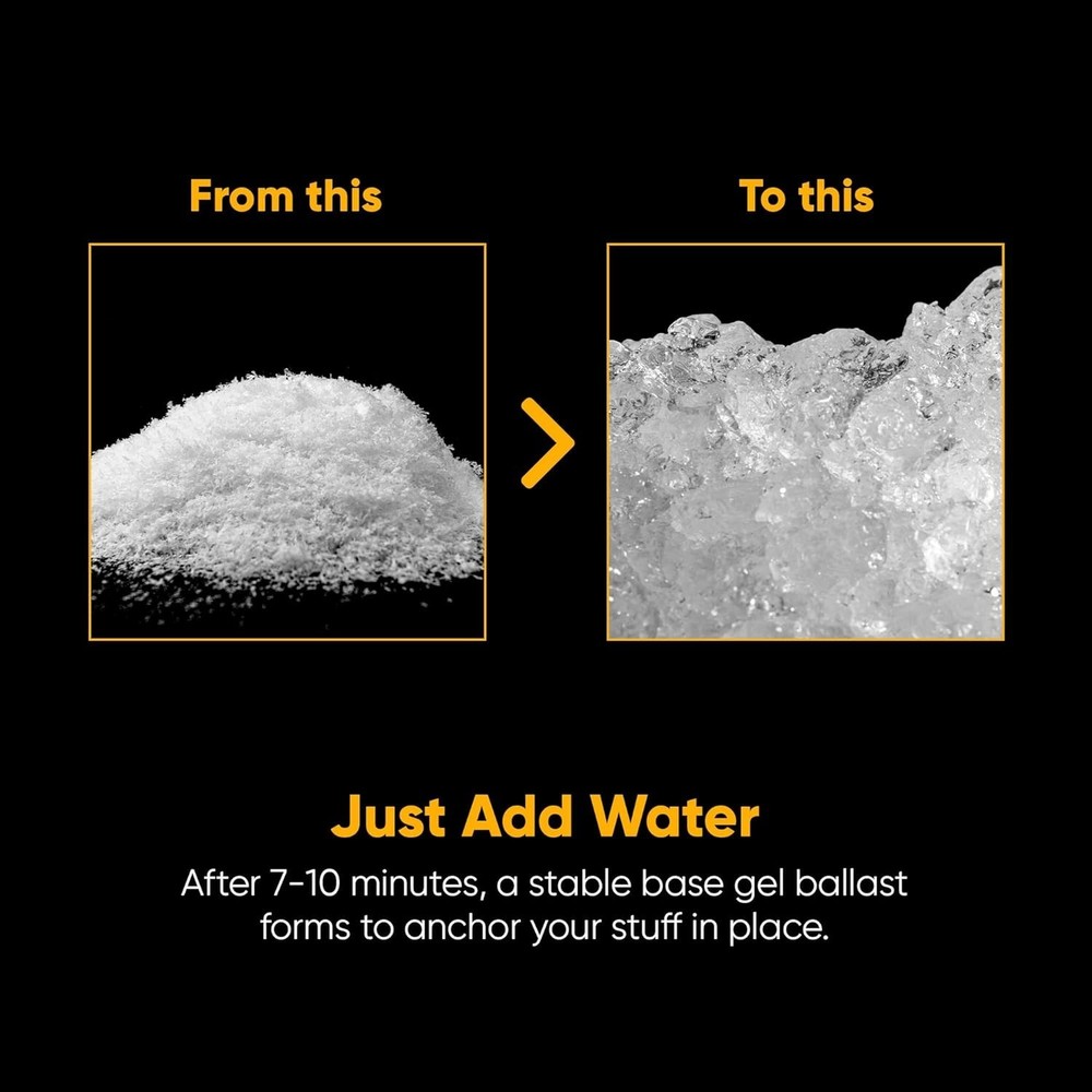 Polymer Gel Ballast for Equipment Stability